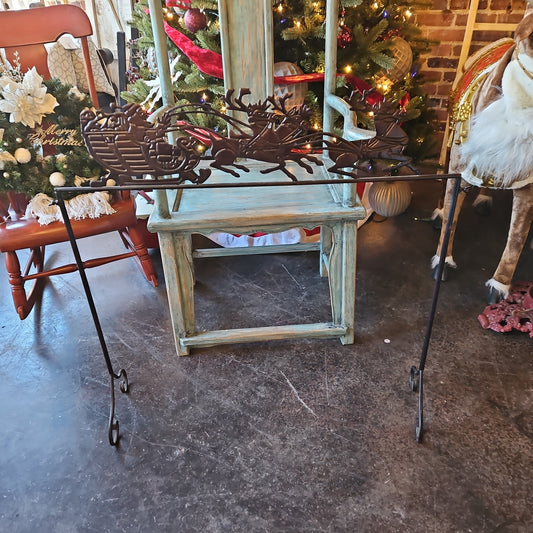 Fireplace santa