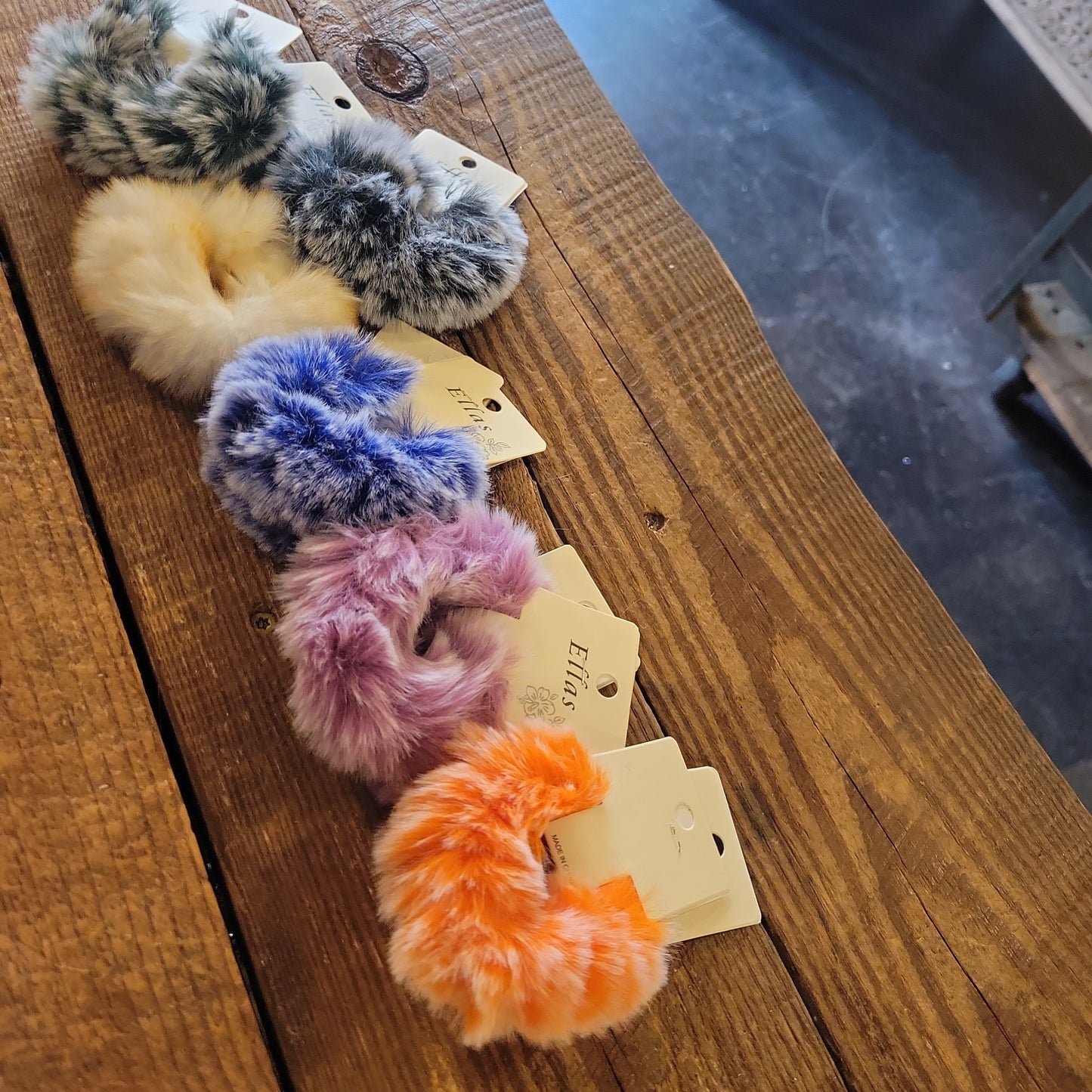 Furry Ponytail Ties