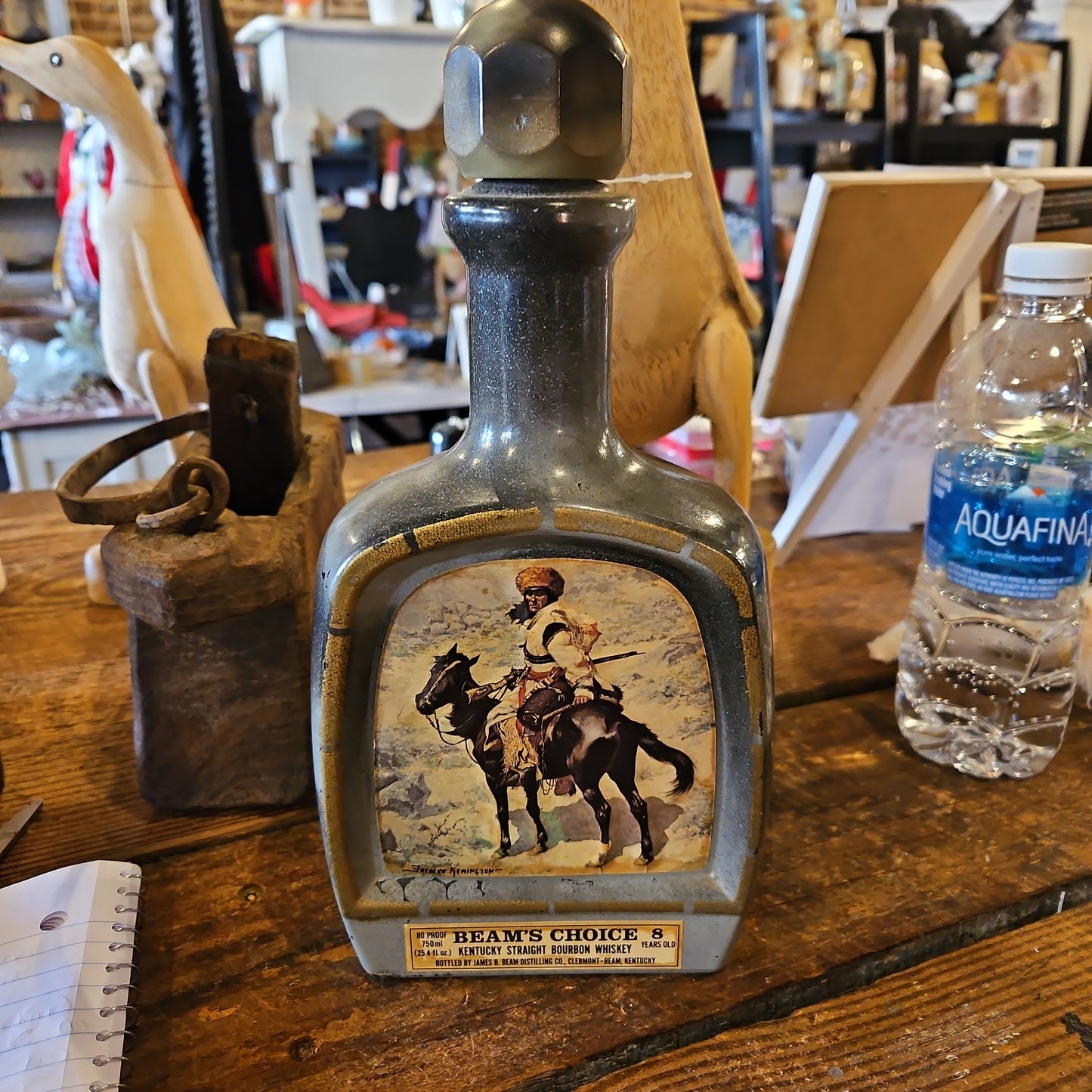 Remington Indian beams decanter