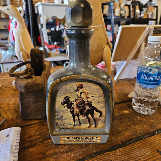 Remington Indian beams decanter
