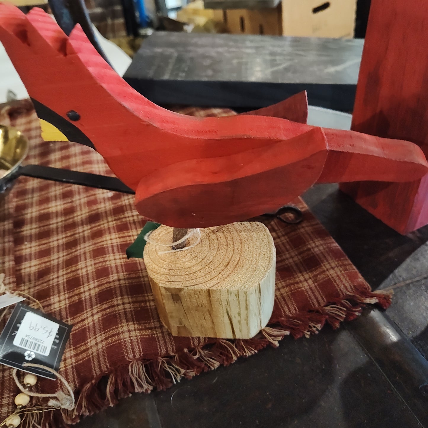 Wooden Cardinal