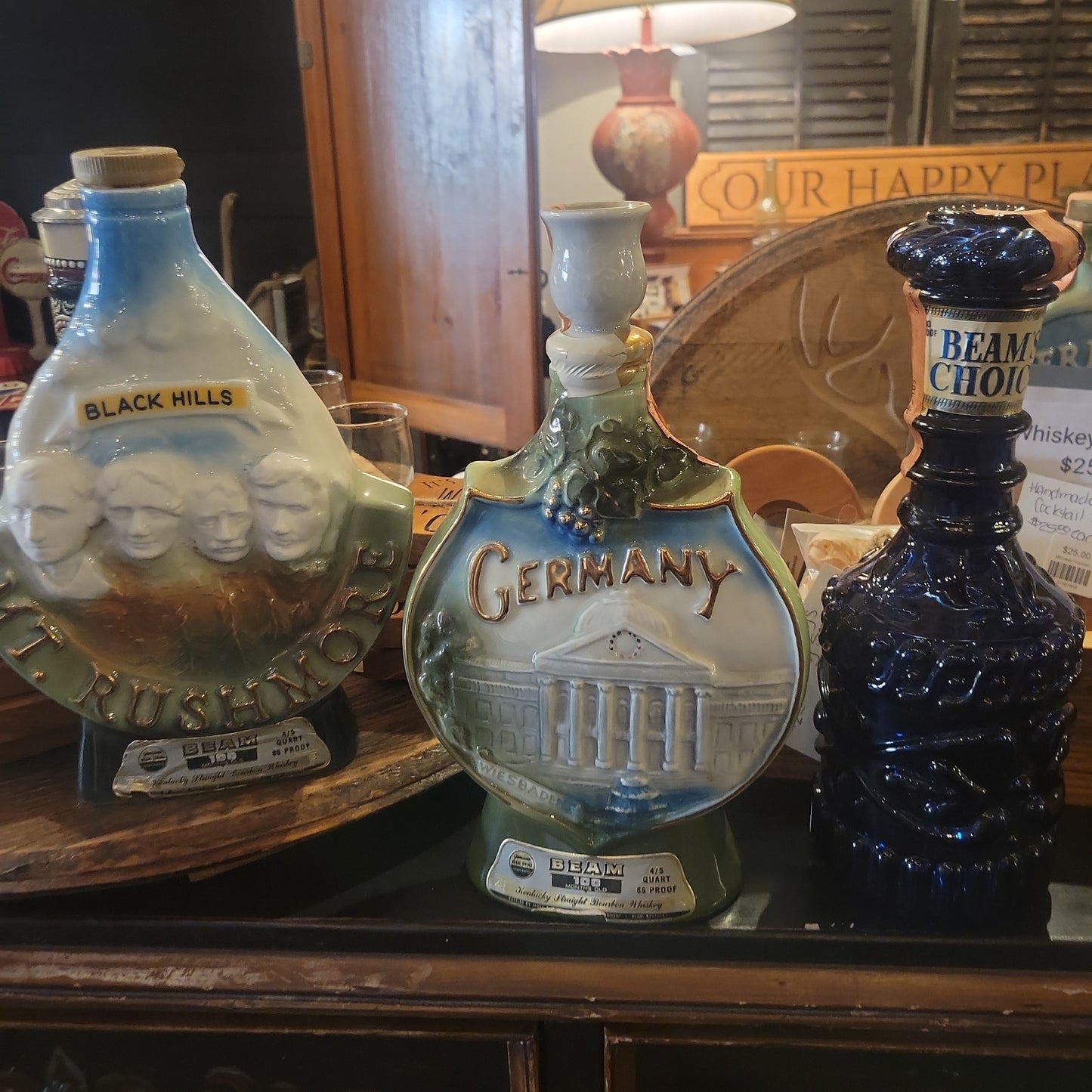 Vintage Jim Beam decanters