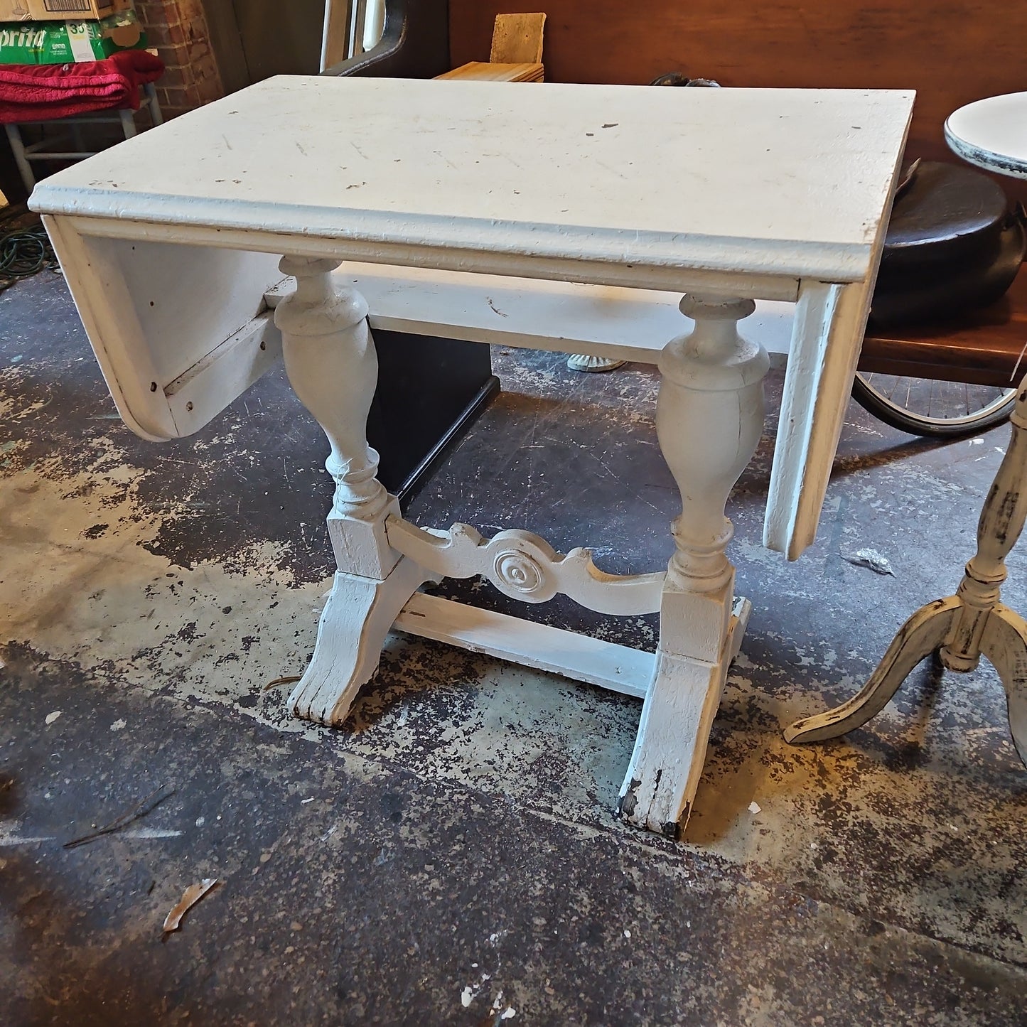 Antique chippy table