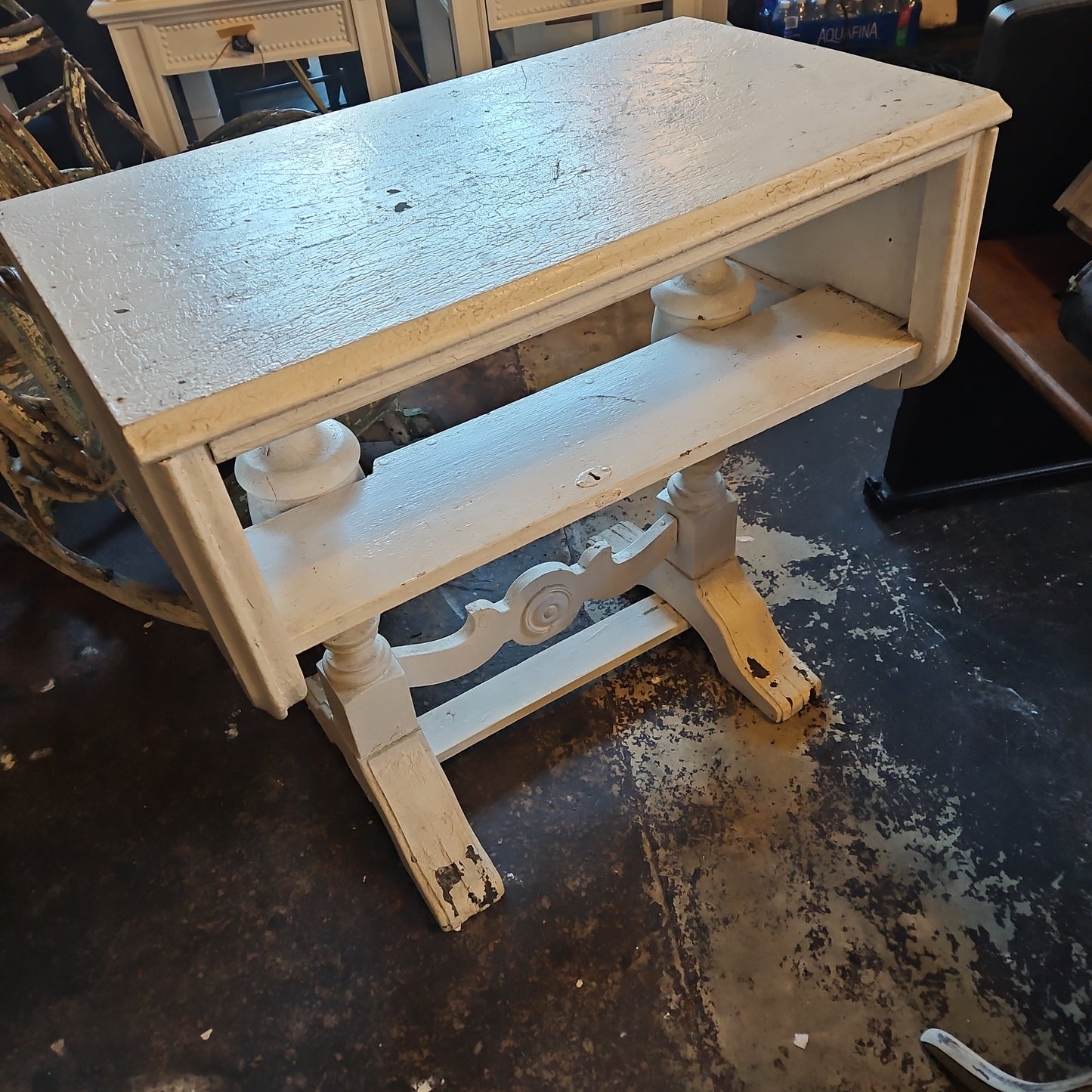 Antique chippy table