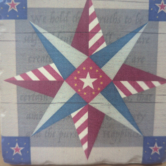 Americana Guiding Star Coaster