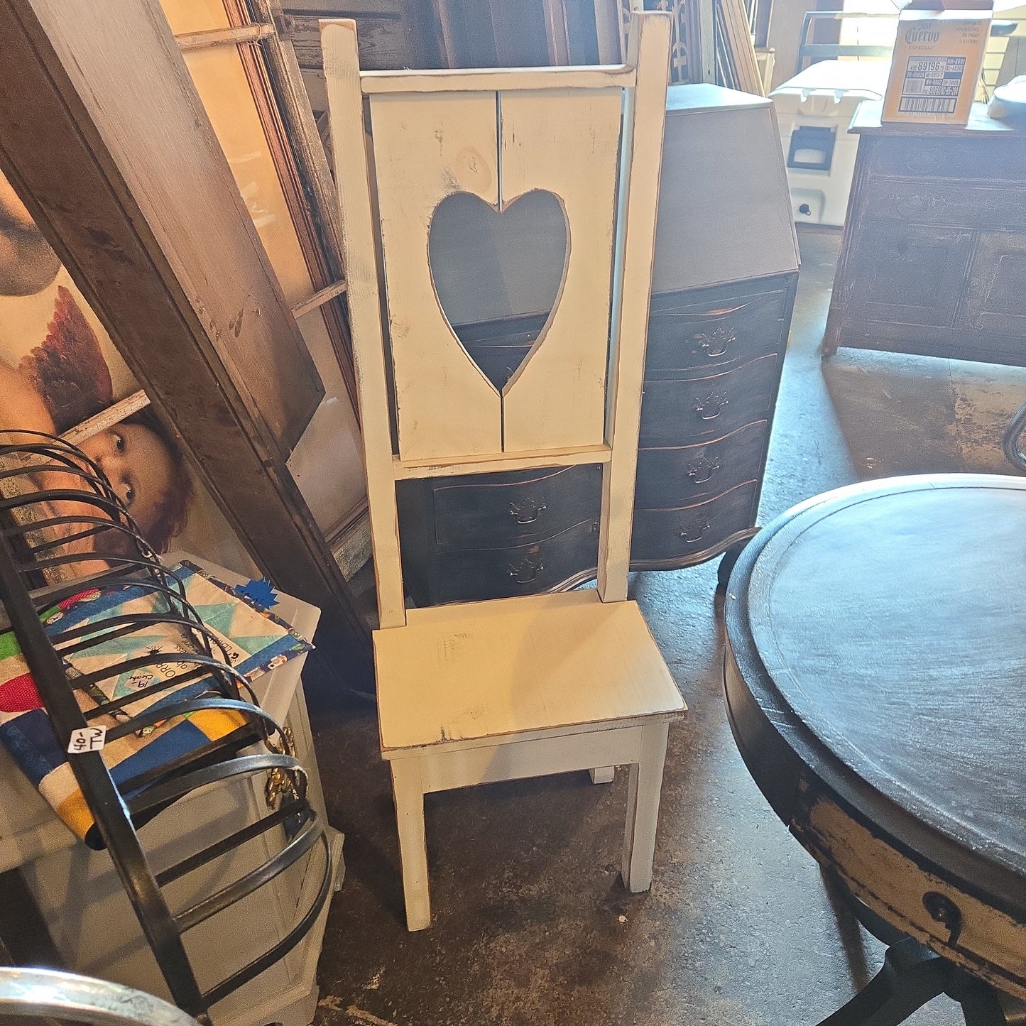 Primitive Heart Bench