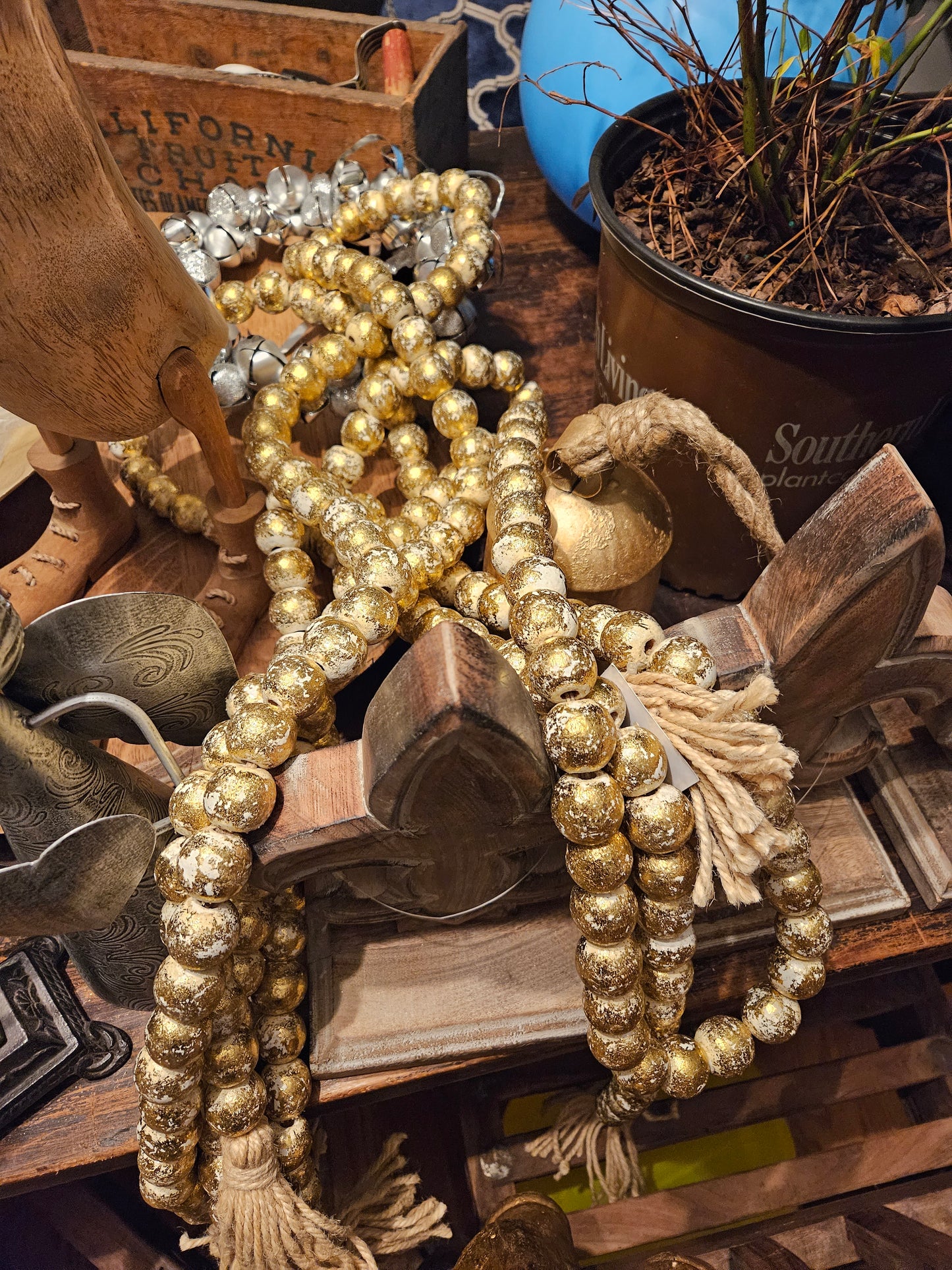 Gold beads
