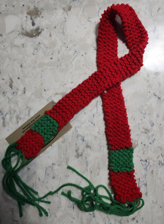 Red and Green Scarf
