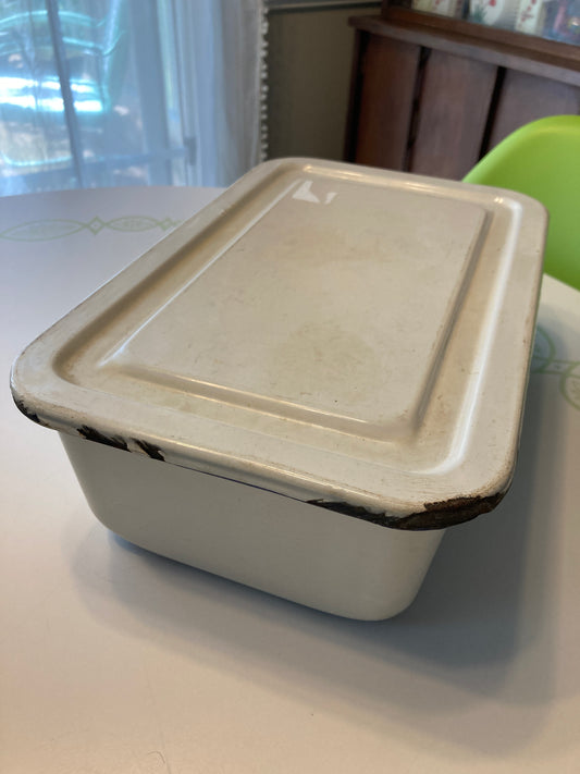 Enamel Fridge Dish