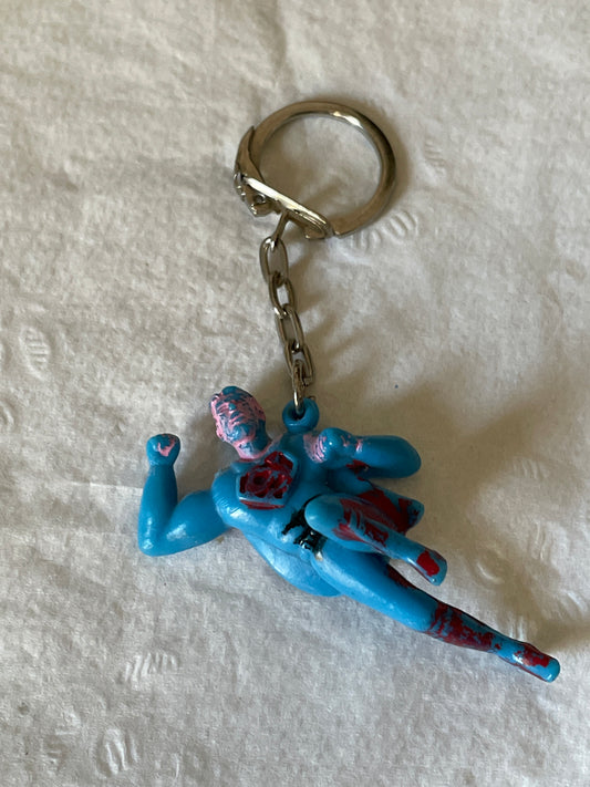 Vintage Superman figure keychain