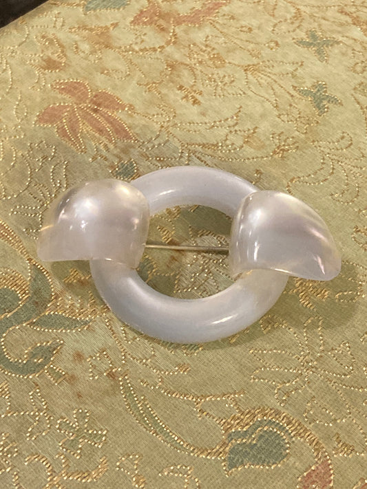 Lucite Brooch