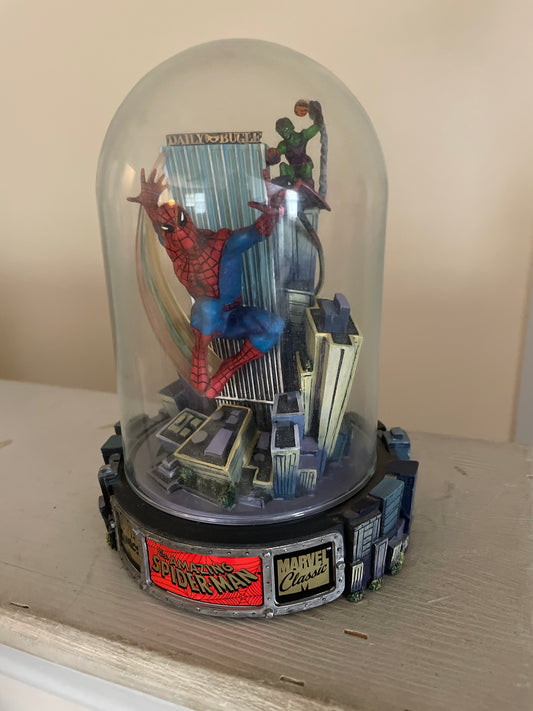 Statue=Spider-Man vs Goblin Franklin Mint