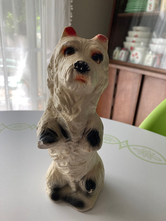 Chalkware Dog