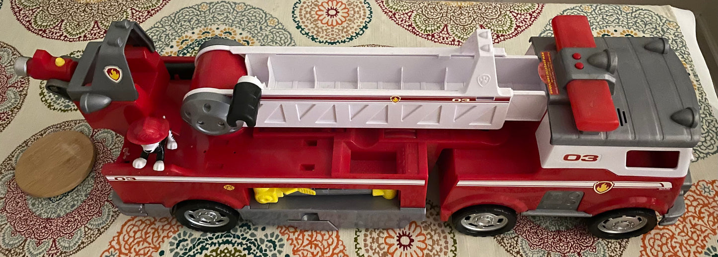Toy=Paw Patrol fire truck