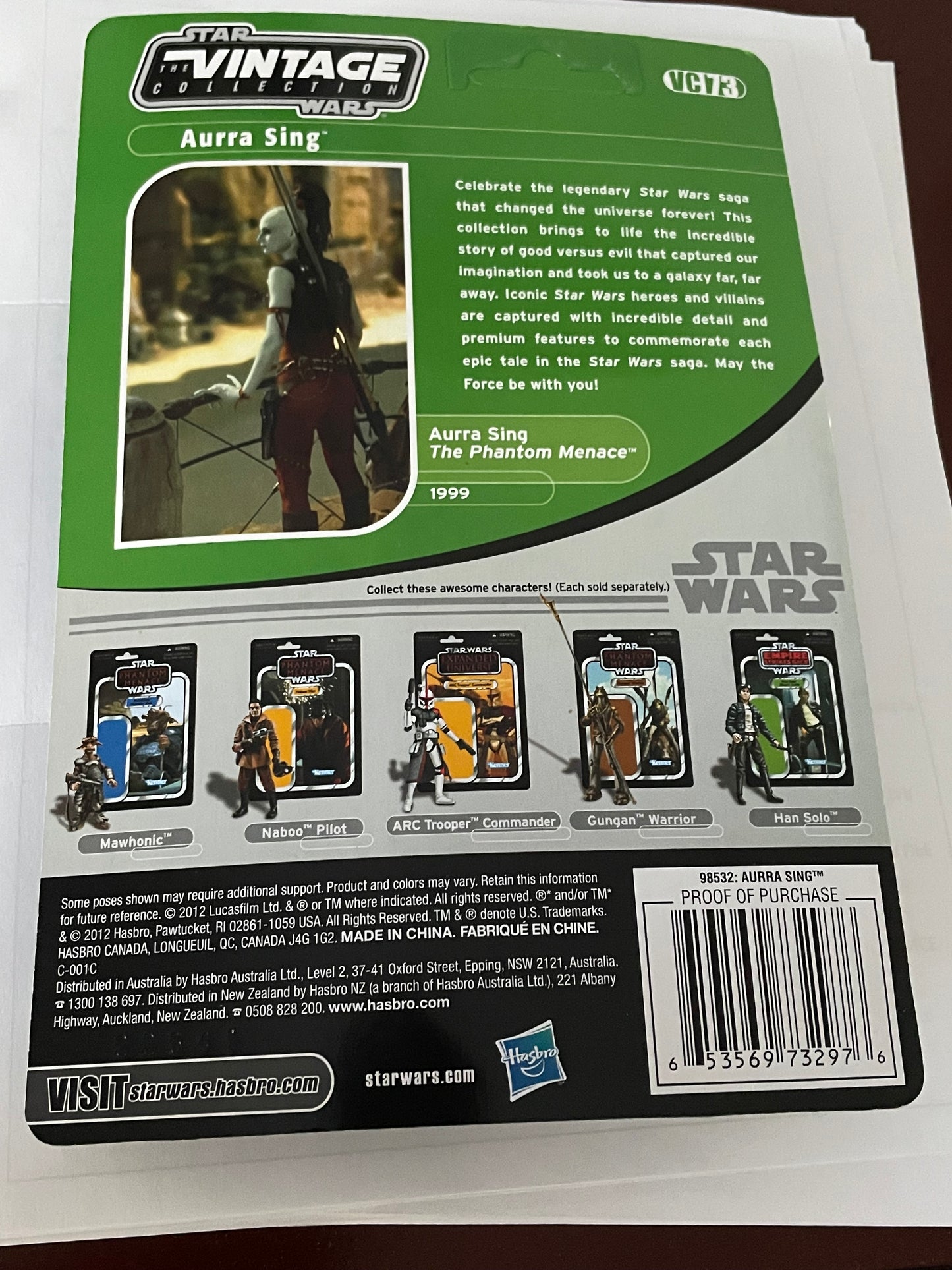 Toy = Star Wars Aurra Sing figure