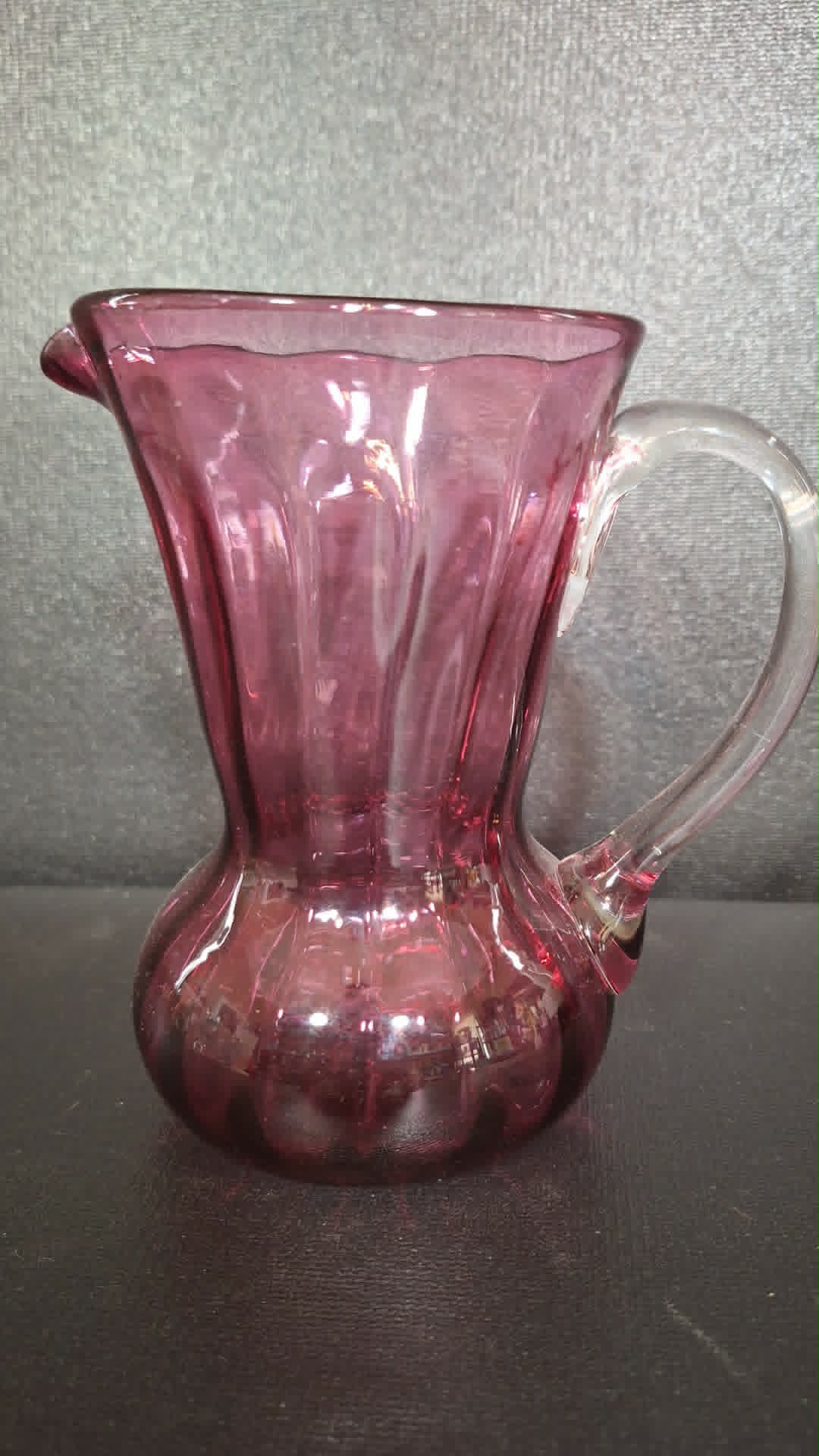 Cranberry 5 1/2" Pitcher
