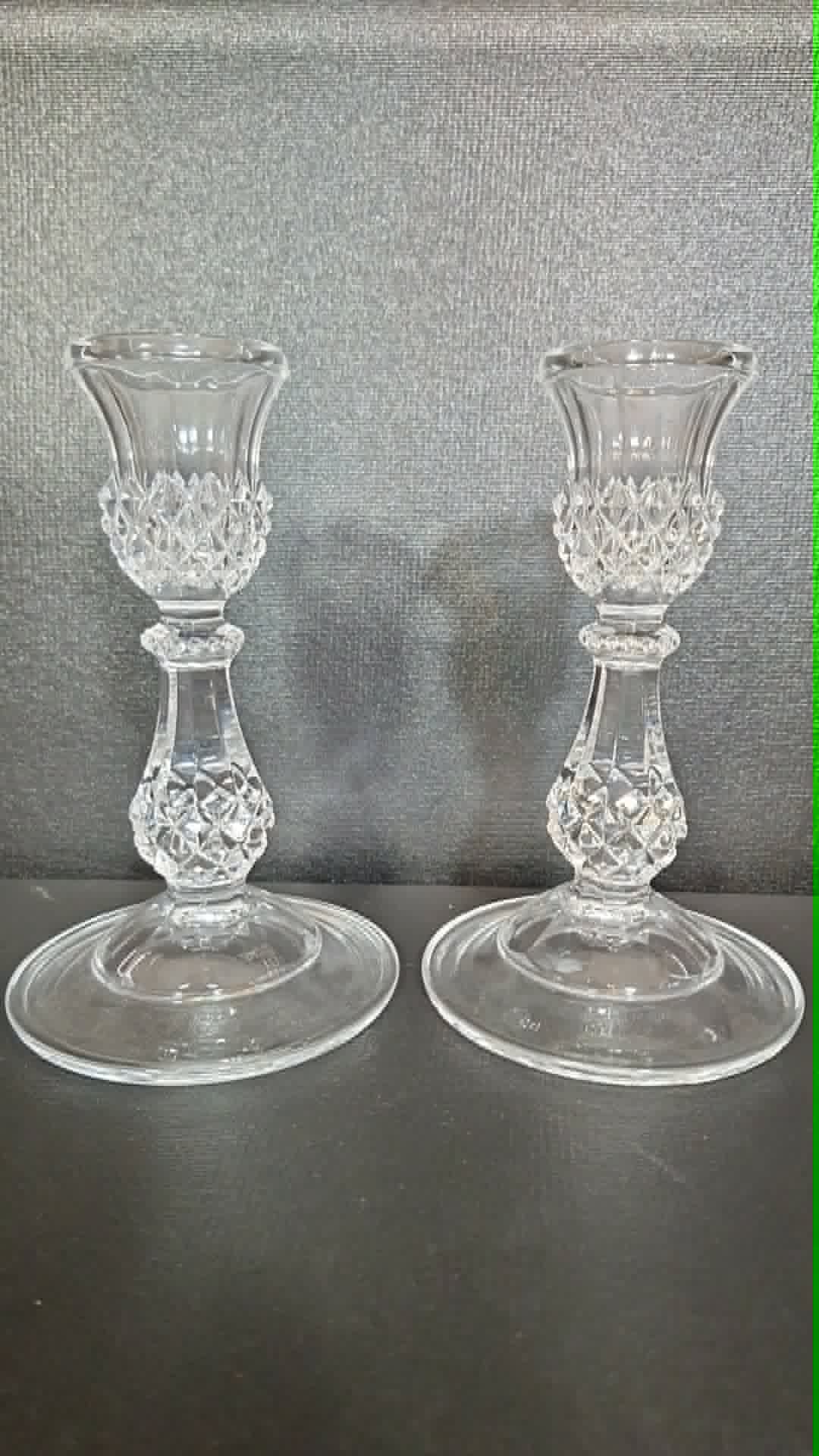 Cristal D'Arques Candle Holders