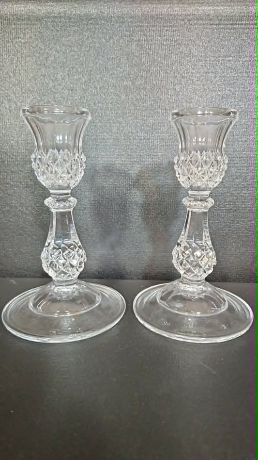 Cristal D'Arques Candle Holders