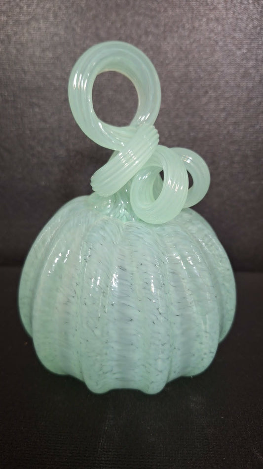 Hand Blown Glass Pumpkin