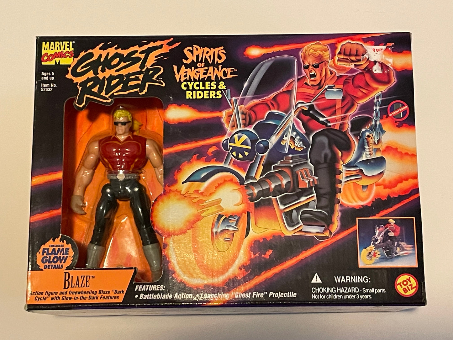 Toy = Ghost Rider Blaze Cycles & Riders