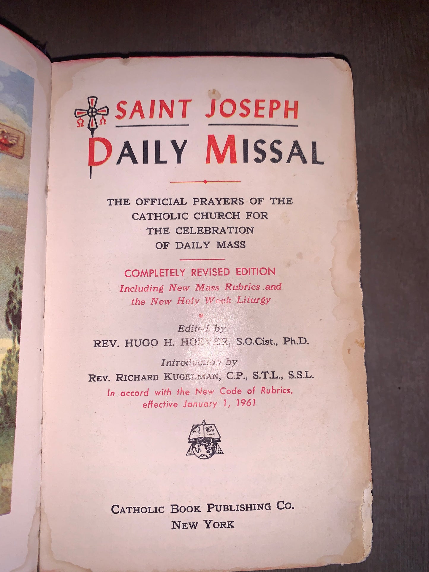 Book, Missal