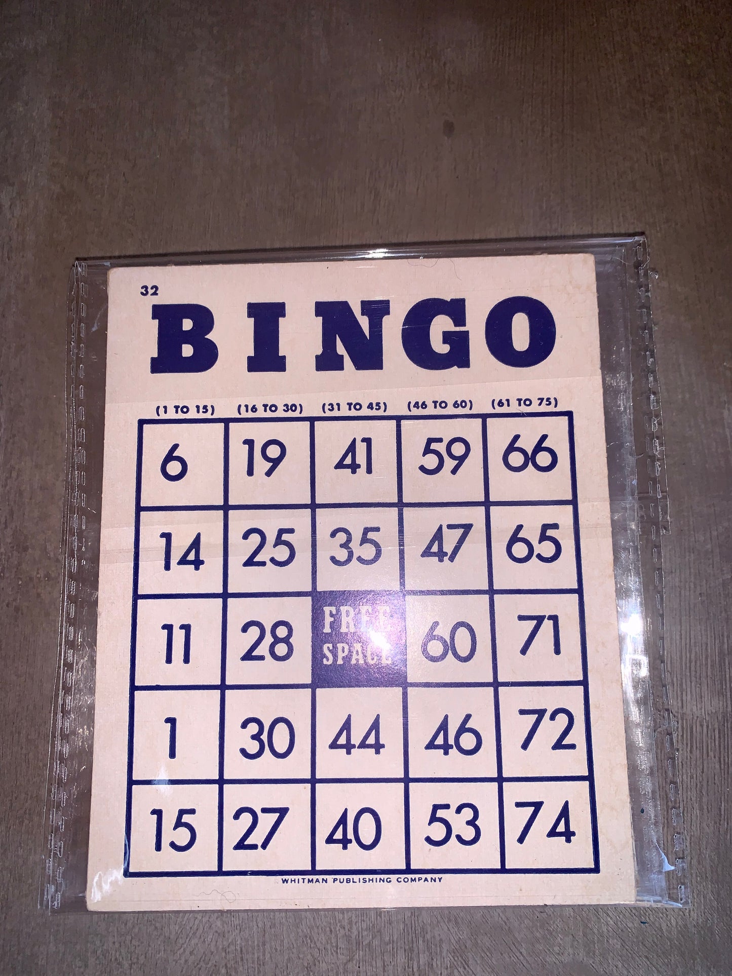 Vintage Bingo Cards