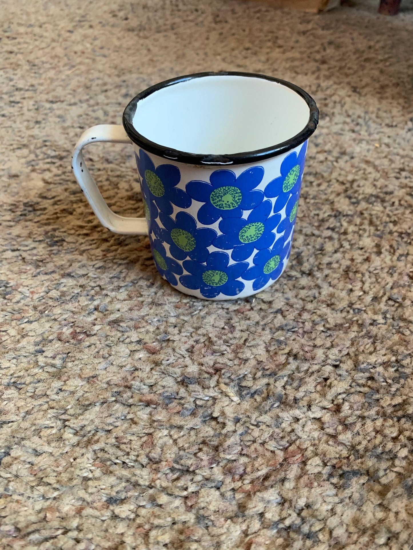Vintage Enamel Steel Mug