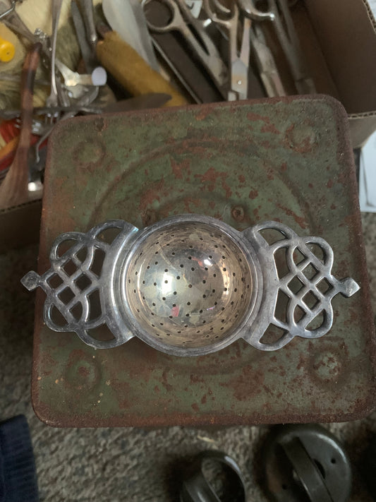 Ornate Victorian Antique Tea Strainer