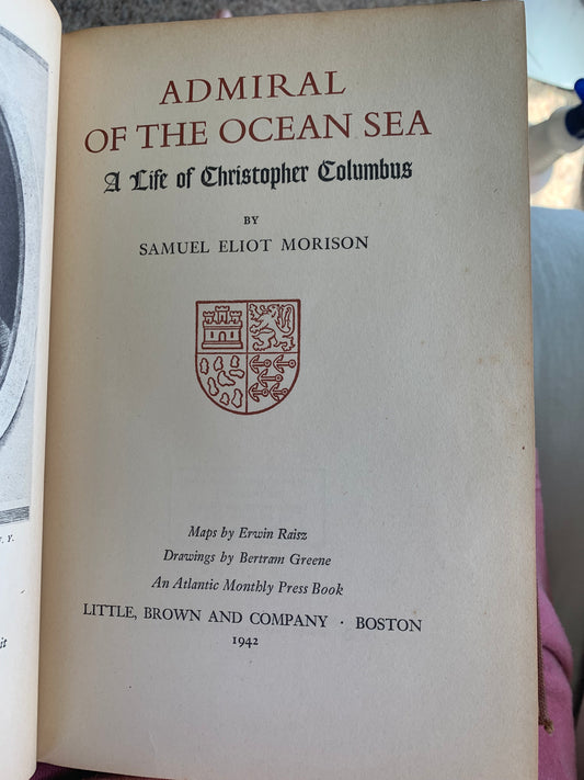 Admiral of the Ocean Sea, 1st Edition, 1942