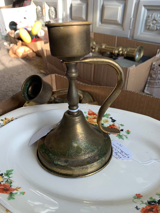 Vintage brass candlestick