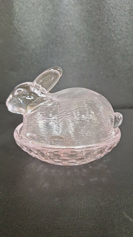 Import Pink Bunny on Basket