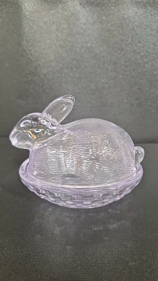 Import Purple Bunny on Basket