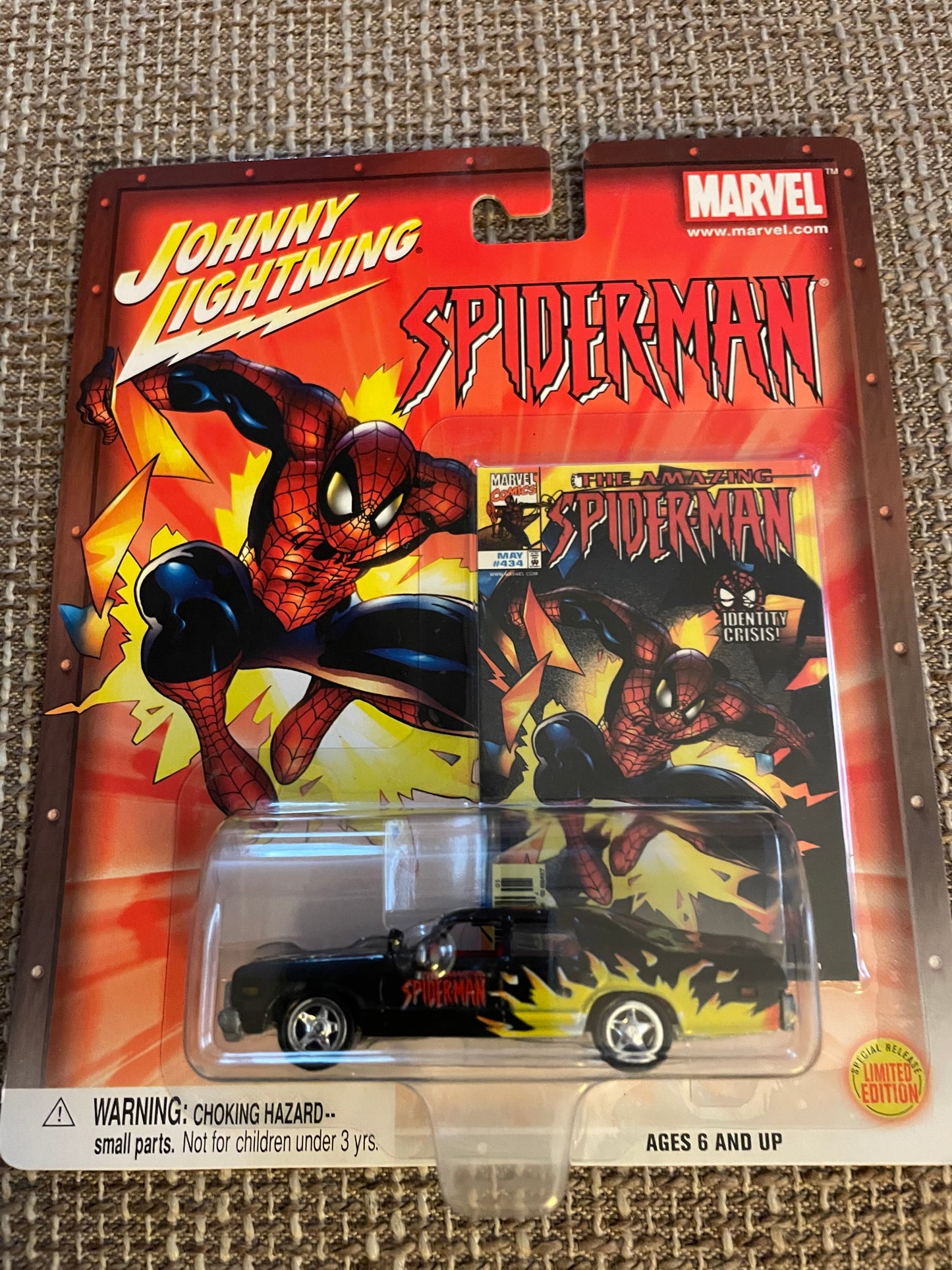 Toy = Johnny Lightning Amazing Spiderman Car