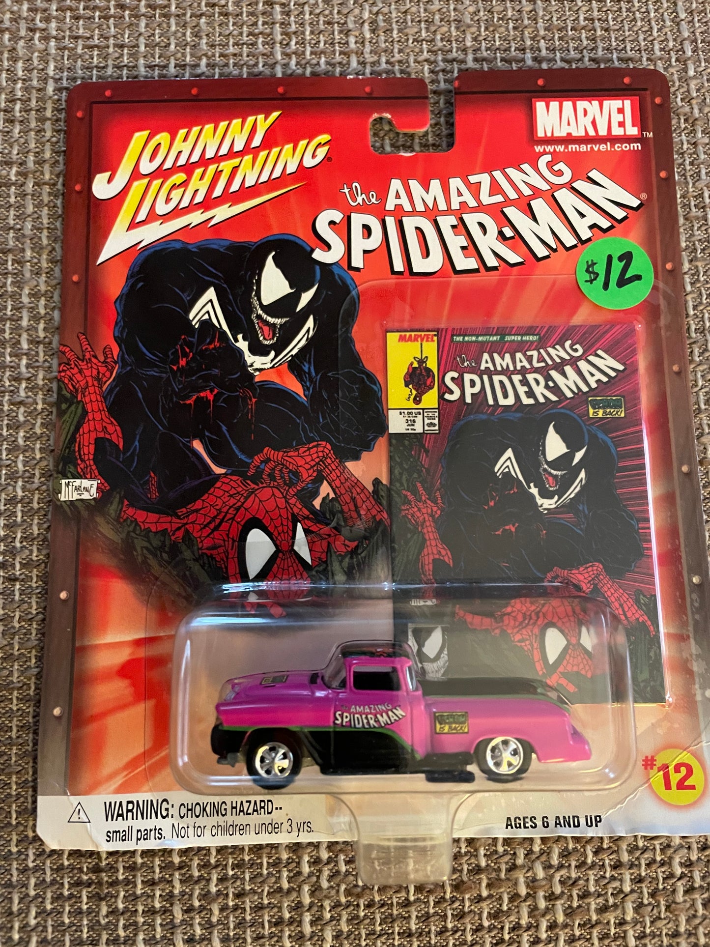 Toy = Johnny Lightning Spiderman Venom Car