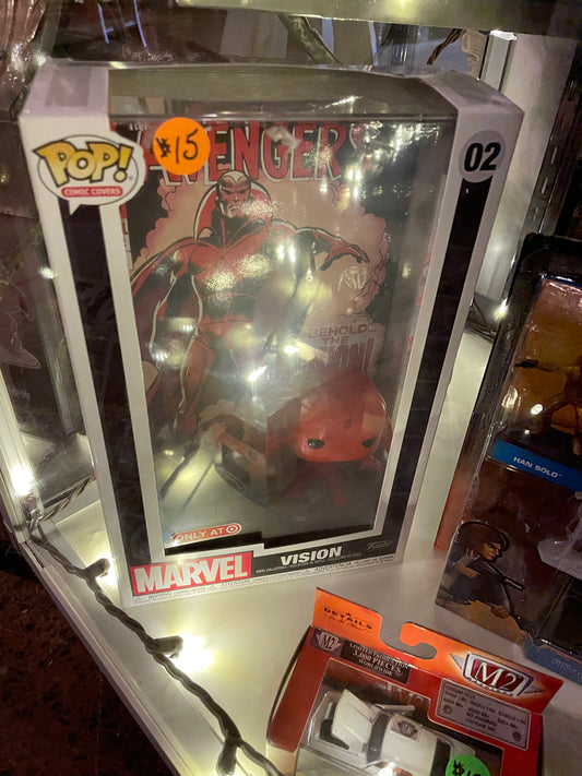 TOY = VISION POP COMIC COVER & FIGURE