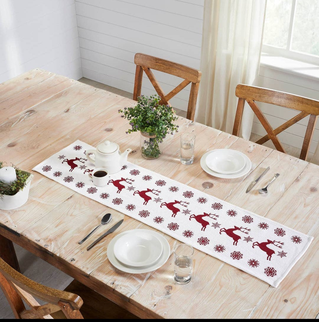 Deer table runner