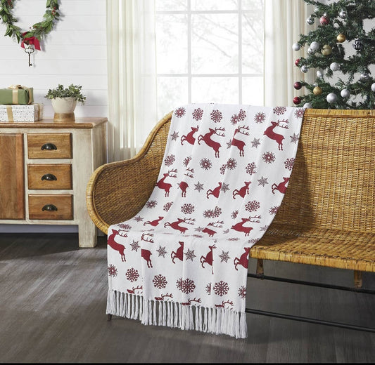 Reindeer throw