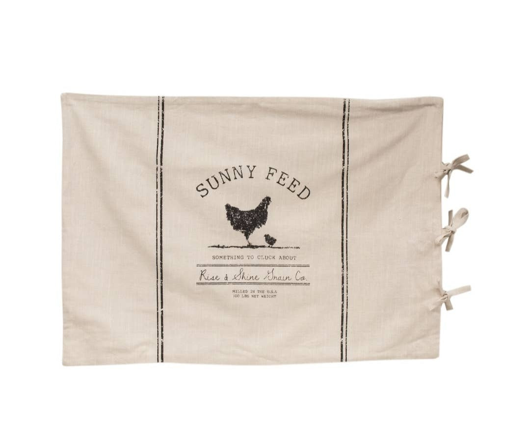 Cow or rooster pillowcase
