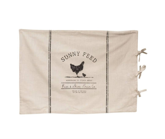 Cow or rooster pillowcase