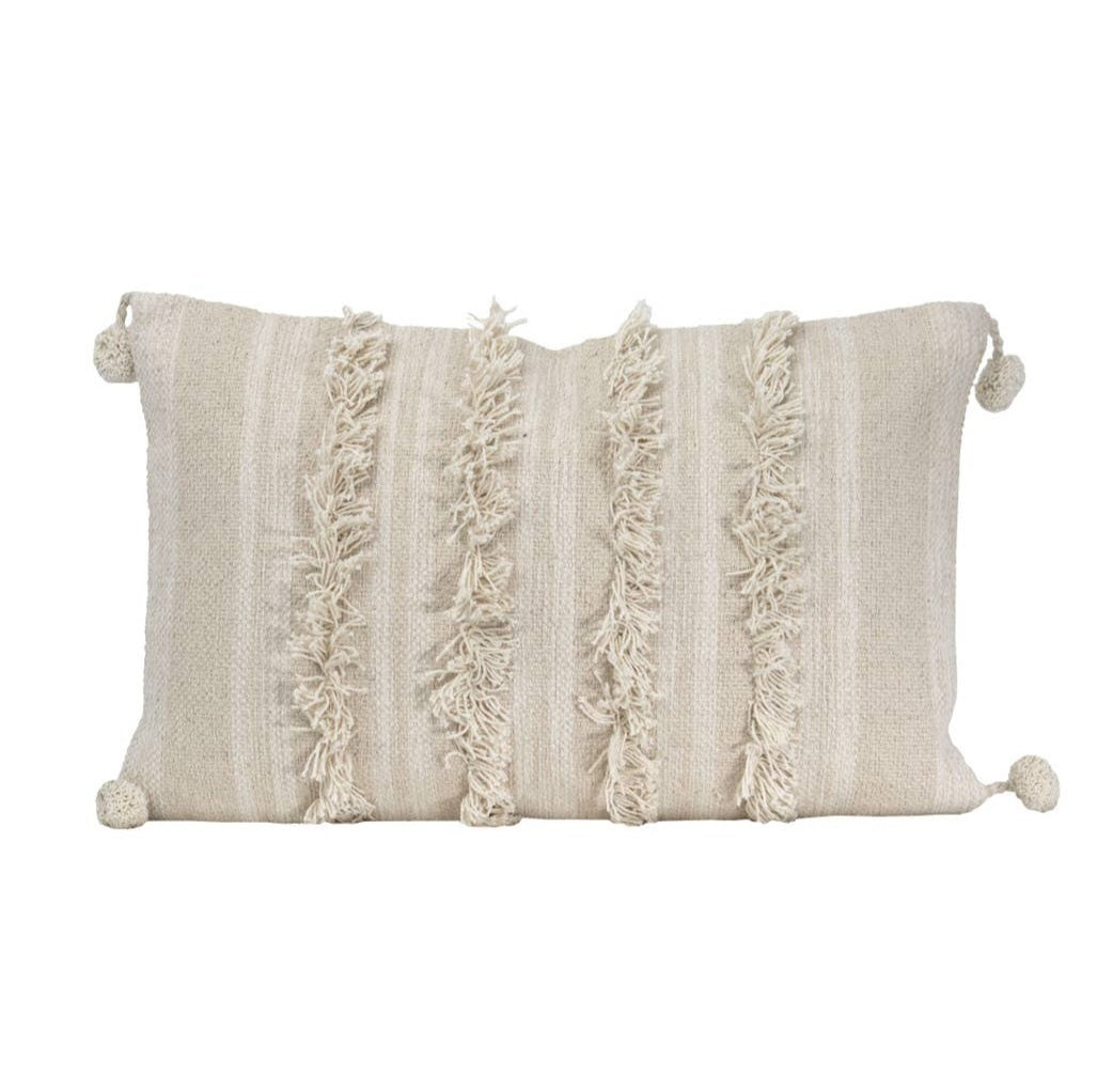 Fringe tassel white