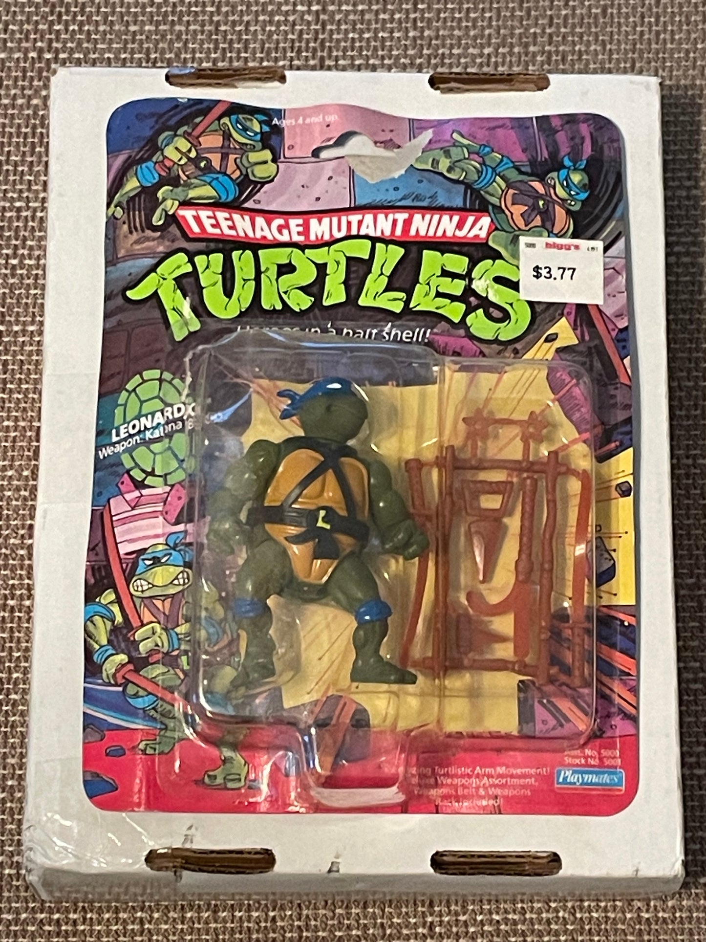 SOLD - Toy = VINTAGE TMNT FIGURE