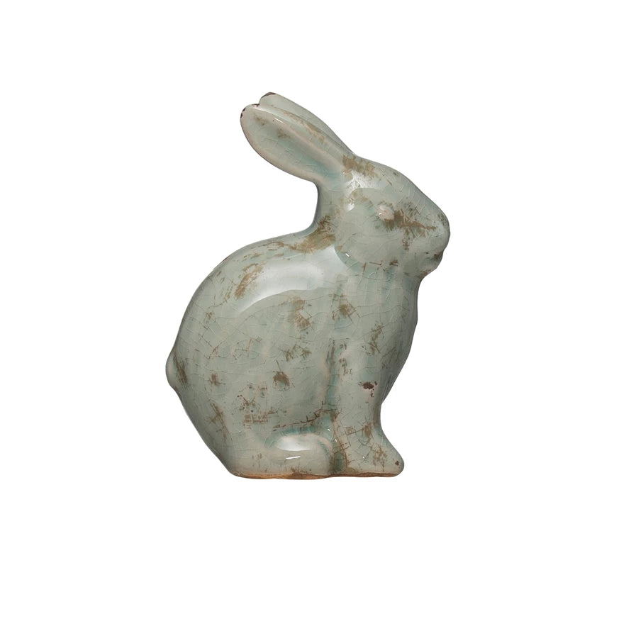 Ceramic Rabbit Aqua