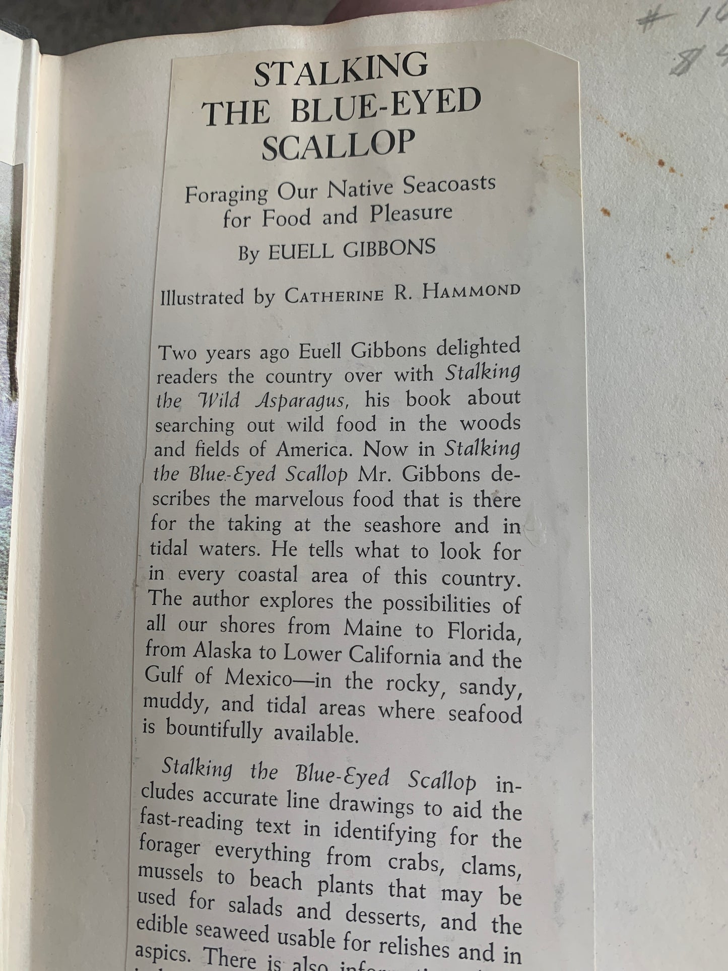 Stalking the Blue-Eyed Scallop by Euell Gibbons