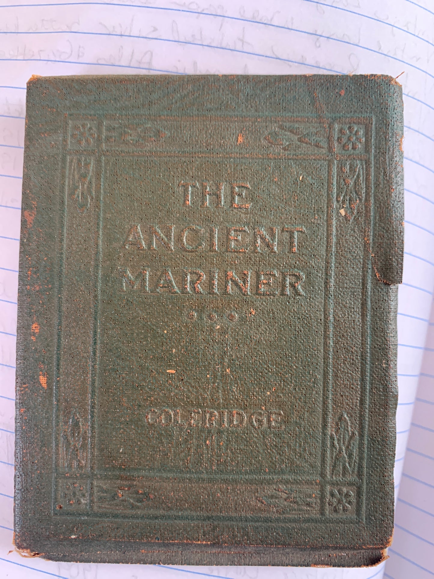 Vintage Little Leather Library Book