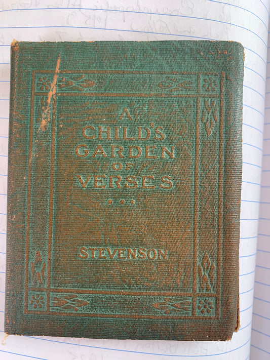 Vintage Little Leather Library Book