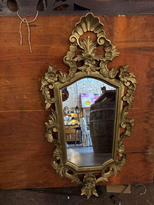 Vintage French Rococo-baroque style mirror