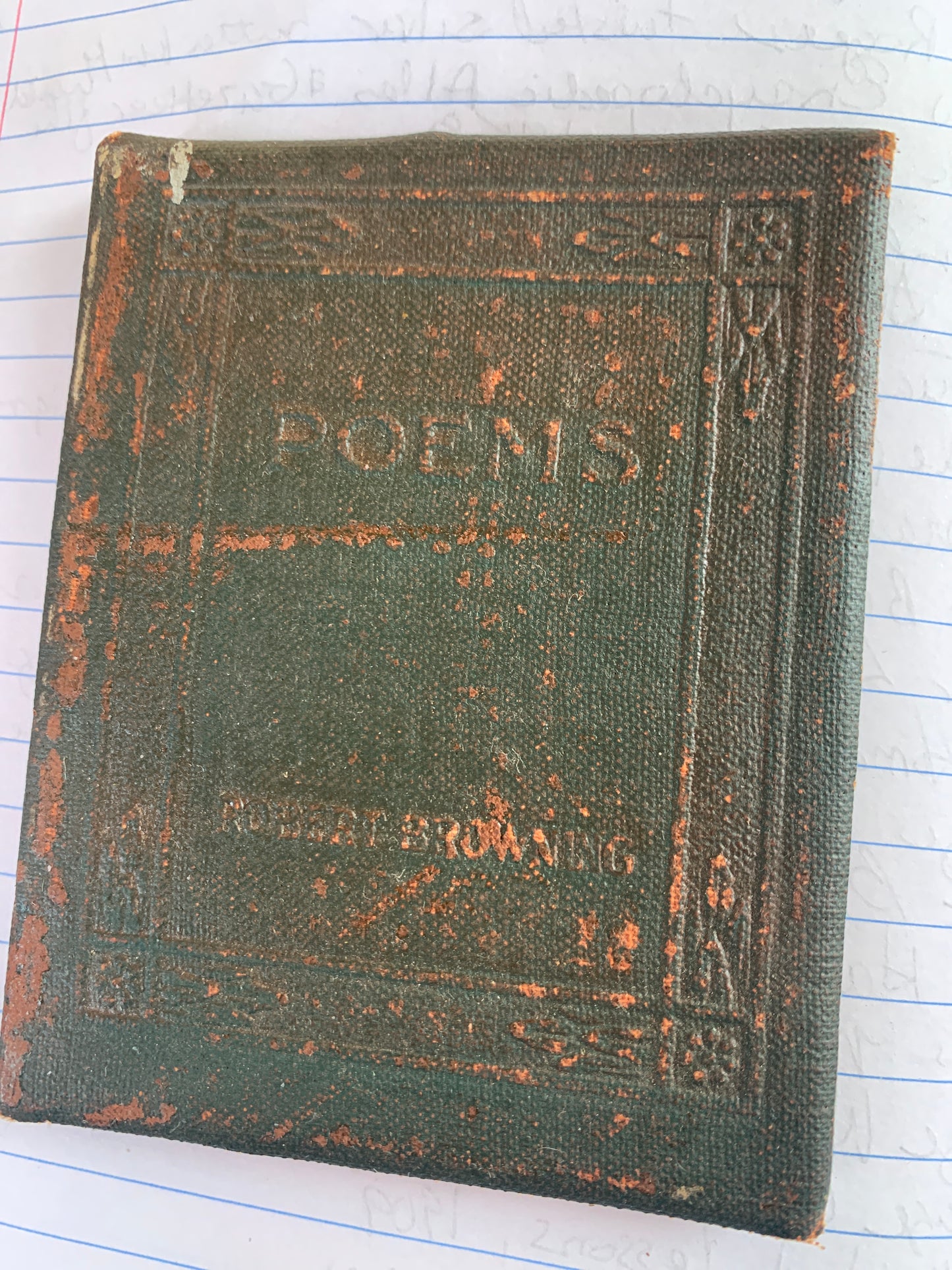 Vintage Little Leather Library Book