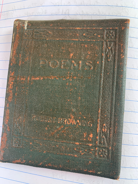 Vintage Little Leather Library Book