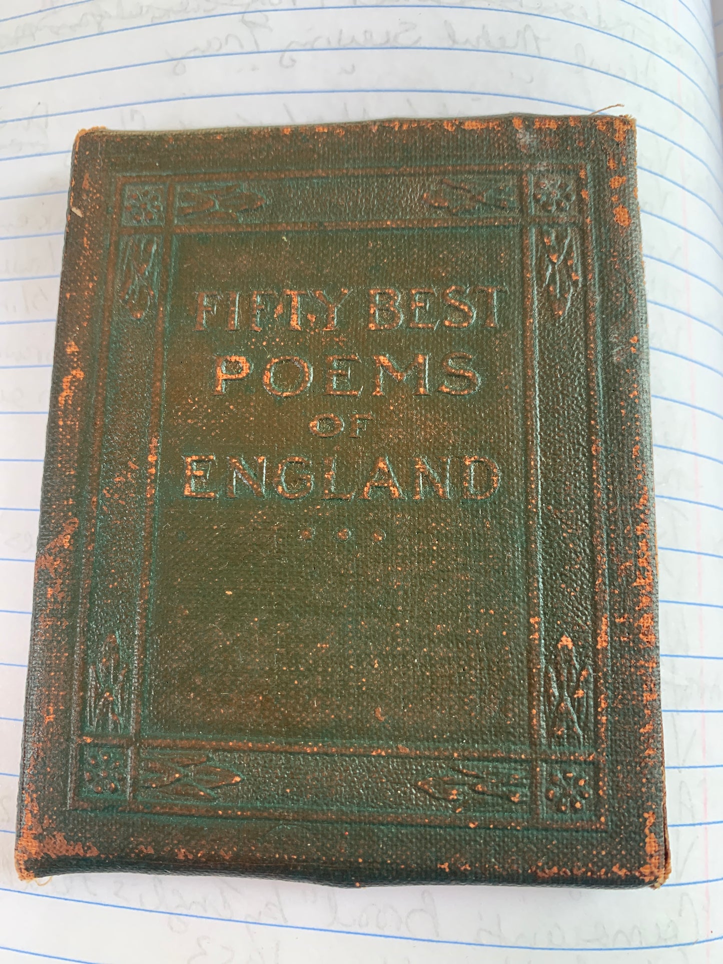 Vintage Little Leather Library Book