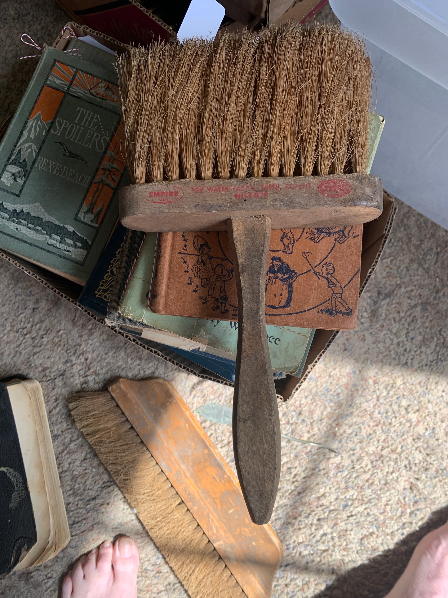 Vintage large paint brush